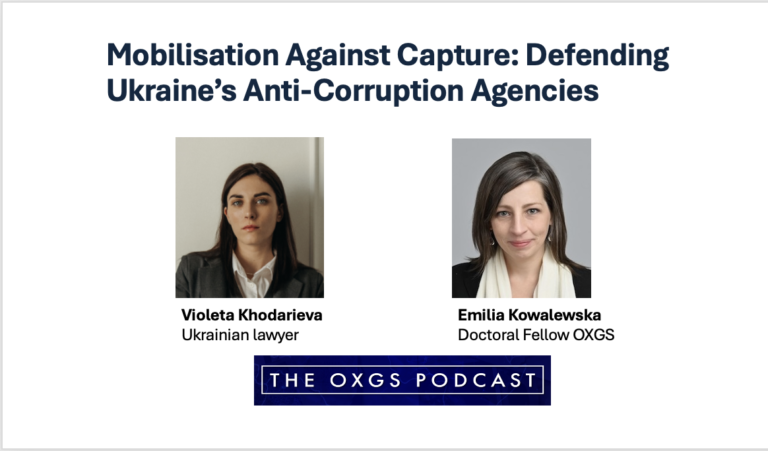 Podcast on Ukraine's anti-corruption
